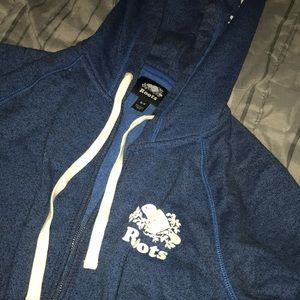 ROOTS ZIP UP SWEATER